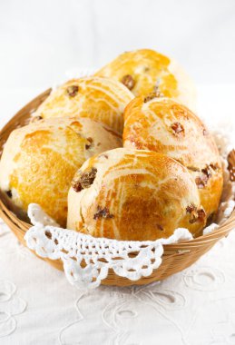 Kuru üzüm teacakes 