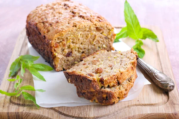 Zucchini bröd — Stockfoto