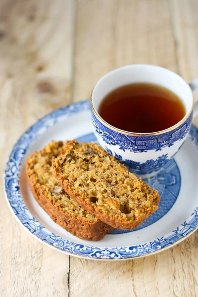 Pumpa och nut cake — Stockfoto