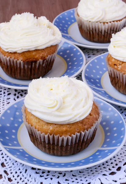 Coconut cupcakes — Stock Photo, Image