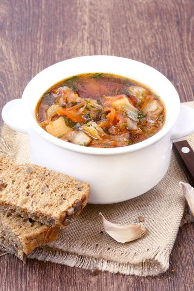 Bowl of soup — Stock Photo, Image