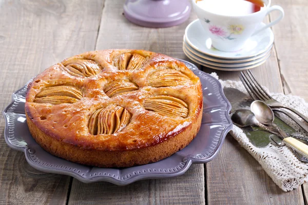 Bolo de maçã — Fotografia de Stock