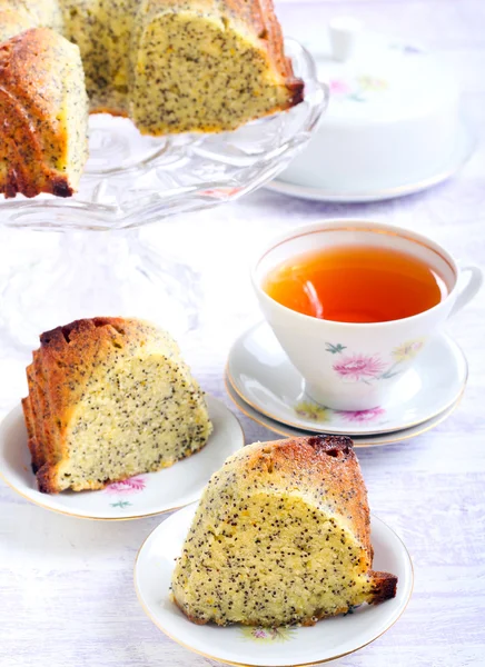 Mohn Orangenringkuchen — Stockfoto