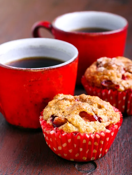 Muffin complet aux prunes — Photo