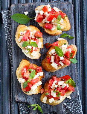bruschetta. 