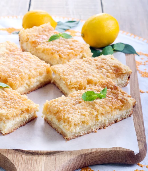 Lemon cheesecake — Stock Photo, Image