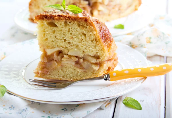 Pear and cinnamon cake — Stock Photo, Image