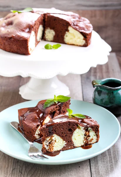 Torta al cioccolato — Foto Stock