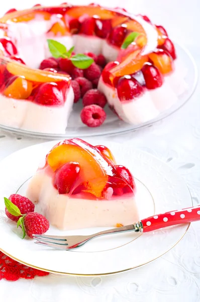 Fruta, jalea de bayas — Foto de Stock