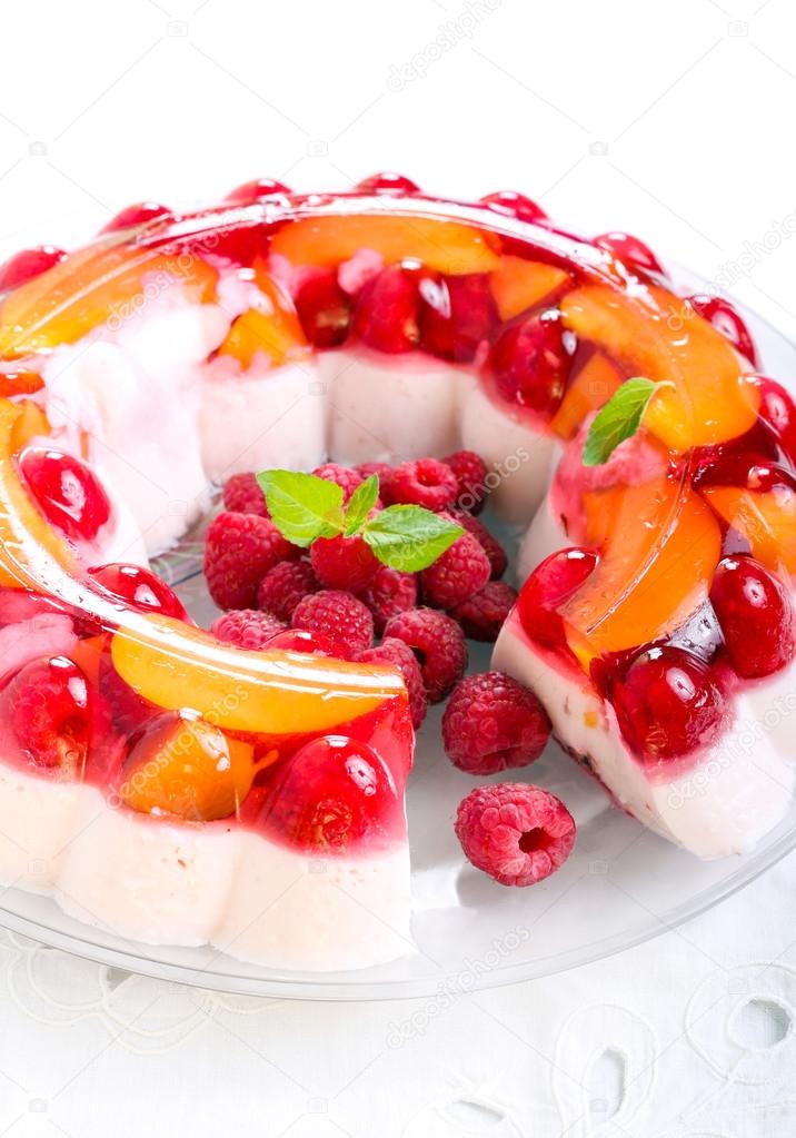 Fruit, berry jelly Stock Photo by ©manyakotic 51402465