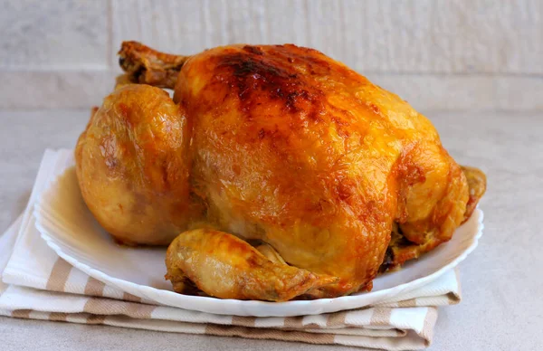 Tavuğu tabakta kızart.