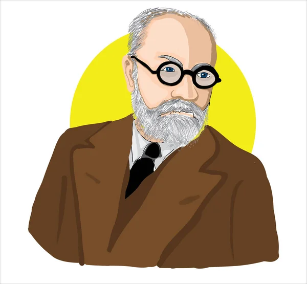 Henri Matisse Cartoon Vector Sketch Portrait Illustration — Stok Vektör