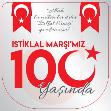 Allah bu millete bir daha istiklal marsi yazdirmasin.12 Mart 1921 istiklal marsinin kabulu.May Allah not write the national anthem for this nation again 12 March the acceptance of the national anthem