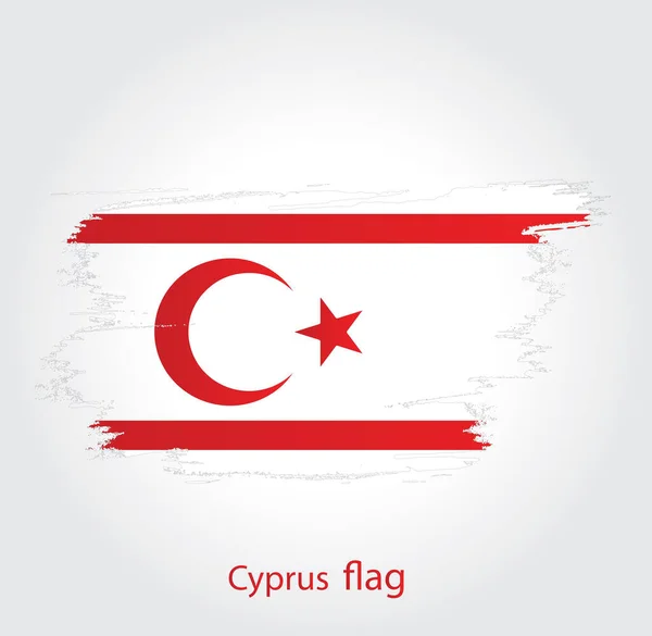 Cyprus Flag Watercolor Brush — Stockvektor