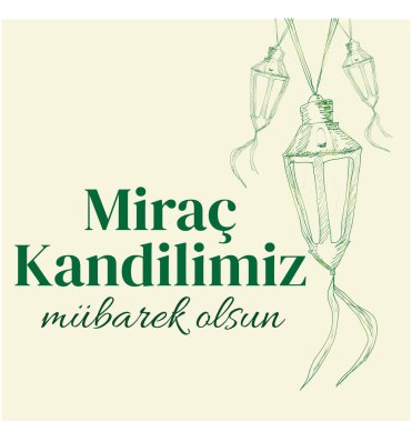 Mirac Kandilimiz Mubarek olsun. Mirac Kandili Kutlu olsun. Müslüman bayramı, ziyafet. Dini günler. Mirac