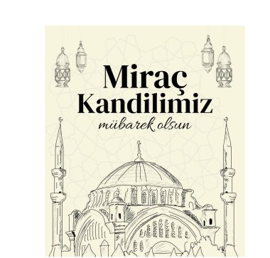 Mirac Kandilimiz Mubarek olsun. Mirac Kandili Kutlu olsun. Müslüman bayramı, ziyafet. Dini günler. Mirac