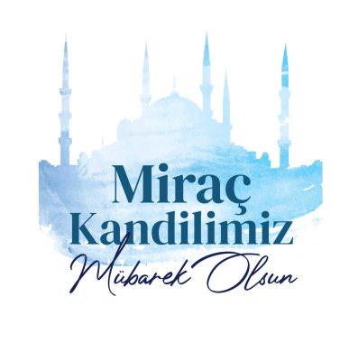 Mirac Kandilimiz Mubarek olsun. Mirac Kandili Kutlu olsun. Müslüman bayramı, ziyafet. Dini günler. Mirac