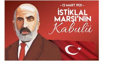 12 Mart istiklal Marsinin kabulu çevirisi: 12 Mart Milli Marşın kabul edilmesi