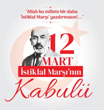 12 Mart istiklal Marsinin kabulu çevirisi: 12 Mart Milli Marşın kabul edilmesi