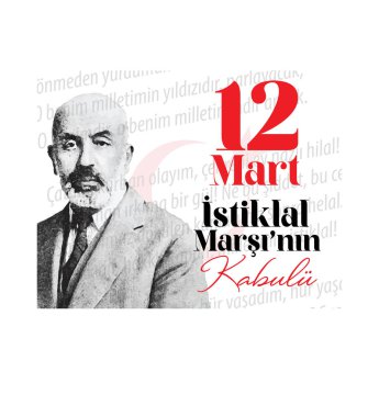 12 Mart istiklal Marsinin kabulu çevirisi: 12 Mart Milli Marşın kabul edilmesi