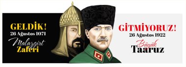 Turkey Manzikert 1071 26 August - Manzikert Victory and Big assault Turkish: 26 Agustos 1071 Malazgirt Zaferi 30 Agustos Buyuk Taarruz Turkey Manzikert 1071 26 August - Manzikert Victory and Big assault 