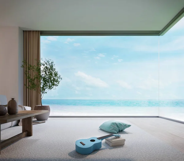 Ukulele Living Room Sea View Rendering — Photo