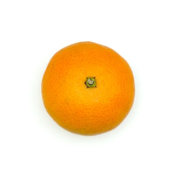 Closeup orange look fresh appetizing on white background.
