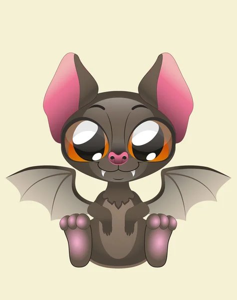 Morcego bonito —  Vetores de Stock