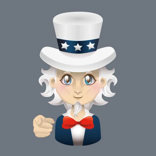 Uncle Sam — Stock Vector