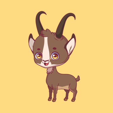 Renkli arkaplanda bir karikatür çizimi