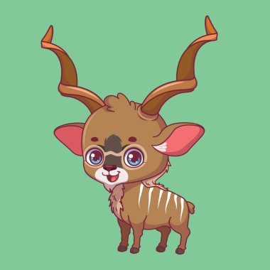 Renkli arkaplanda bir karikatür çizimi