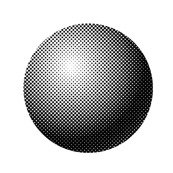 М'яч, зроблений у градієнтній техніці для абстрактної композиції. Векторні ілюстрації . — стоковий вектор