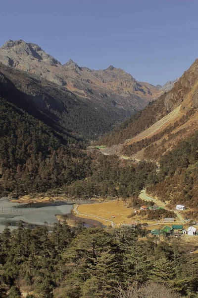 Beautiful Remote Mountain Countryside View Scenic Madhuri Lake Sangestar Tso — Stock Photo, Image