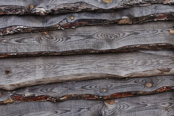 Textura de valla de madera horizontal oscura — Foto de Stock