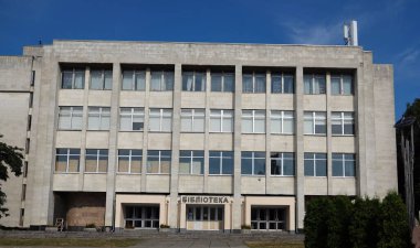 Kiev, Ukrayna 6 Temmuz 2021: Ukrayna Ulusal Teknik Üniversitesi 'nin inşaatı - Kiev Politeknik Enstitüsü adını Kiev şehrinde Sikorsky' den almıştır.