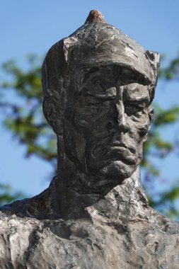 Kiev, Ukrayna 23 Mayıs 2021: Kiev kentindeki iç savaşta ölenlerin anısına