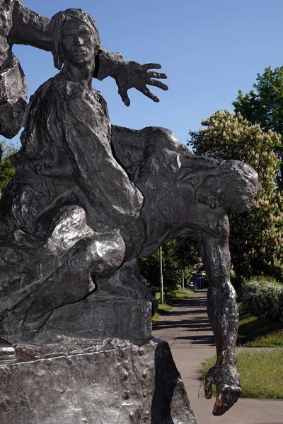 Kiev Ucrânia Maio 2021 Memorial Aos Mortos Guerra Civil Cidade — Fotografia de Stock