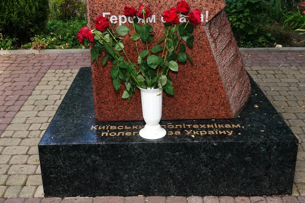 Kiew Ukraine Juli 2021 Denkmal Für Die Himmlischen Hundert Der — Stockfoto