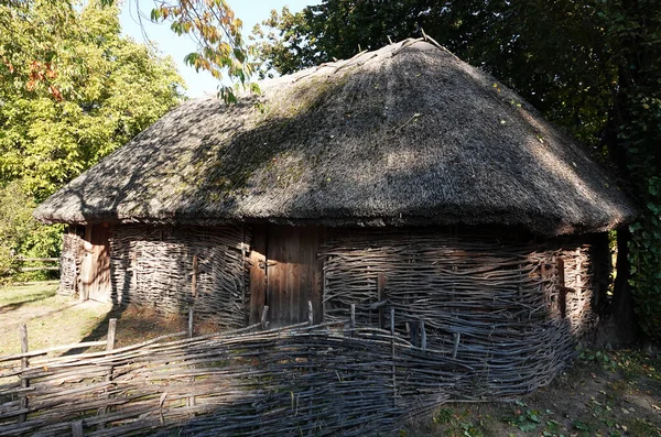 Kiev Ukraina September 2021 Pondok Ukraina Kuno Museum Nasional Arsitektur — Stok Foto