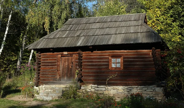 Kiev Ucrânia Setembro 2021 Antigas Cabanas Ucranianas Museu Nacional Arquitetura — Fotografia de Stock