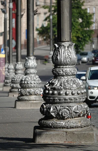 Kiev Ukraine June 2021 Retro Style Lighting Lanterns City Kiev — Stock Photo, Image