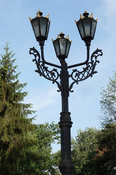 Kijev Ukrajna Június 2021 Retro Stílusú Világítás Lámpák Város Kijev — Stock Fotó