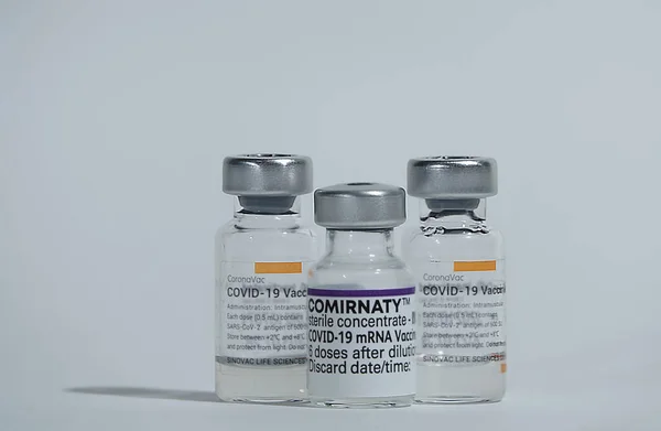 Vacuna Contra Coronavirus Covid Para Vacunación Vial —  Fotos de Stock