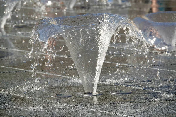 Kiev Ukraine July 2021 City Fountain Arsenalnaya Metro Station City — стоковое фото