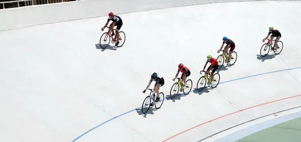 Kiev Ukraine Juin 2021 Piste Cyclable Sportive Avec Cyclistes Équitation — Photo