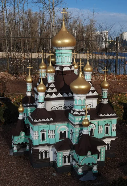 Kiew Ukraine November 2021 Museum Der Miniaturen Ein Miniaturgebäude Des — Stockfoto