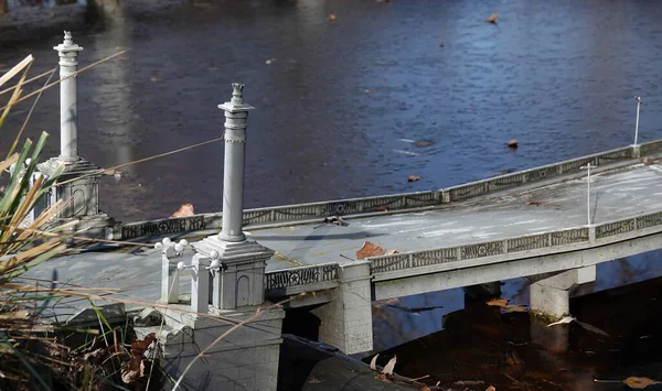 Kijev Ukrajna November 2021 Museum Miniatures Paton Bridge Kiev — Stock Fotó