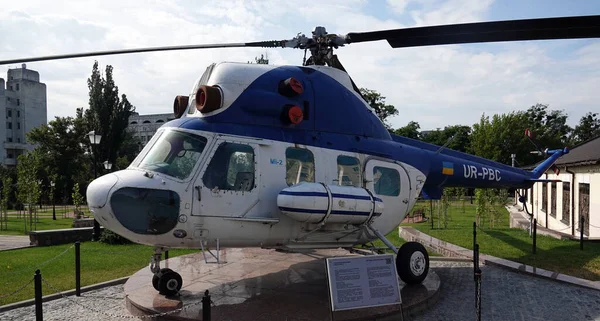 Kyjev Ukrajina Července 2021 Lehký Multifunkční Vrtulník — Stock fotografie
