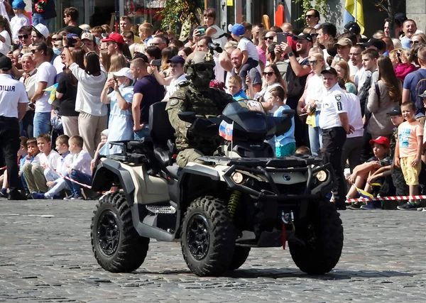 Kiev Ucrânia Agosto 2021 Equipamento Militar Eslováquia Celebração Anos Independência — Fotografia de Stock