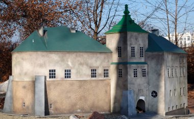 Kyiv, Ukrayna 11 Kasım 2021: Olesko Şatosu Lviv Bölgesi - Kyiv 'deki minyatür müzesi
